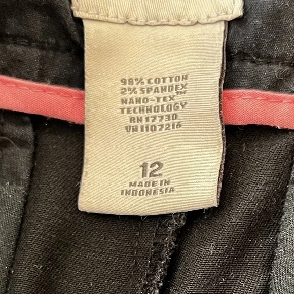 Merona Ultimate Black Chino Style Dress Pants Women’s Size 12 - Picture 6 of 7